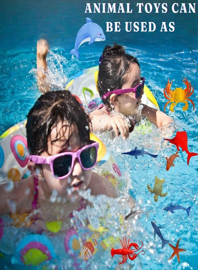 MALLEXO PVC Quality Sea Animals Toys for Kids 19PCs Mixed Fish Toy Animal Set Figure for Boys and Girls Birthday Gift Mid Size Ocean Creatures Figurine Toys for 3 & Above Years Old Children (UnderSea) - Image 3